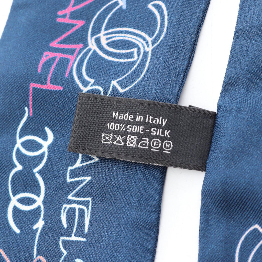 Chanel Scarf CC Logo All Over Silk — view 5