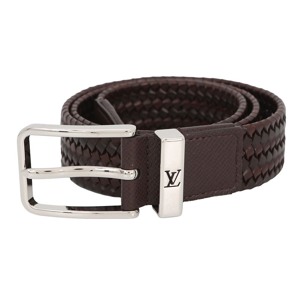 Louis Vuitton Belt Ceinture Pont Neuf Braided
