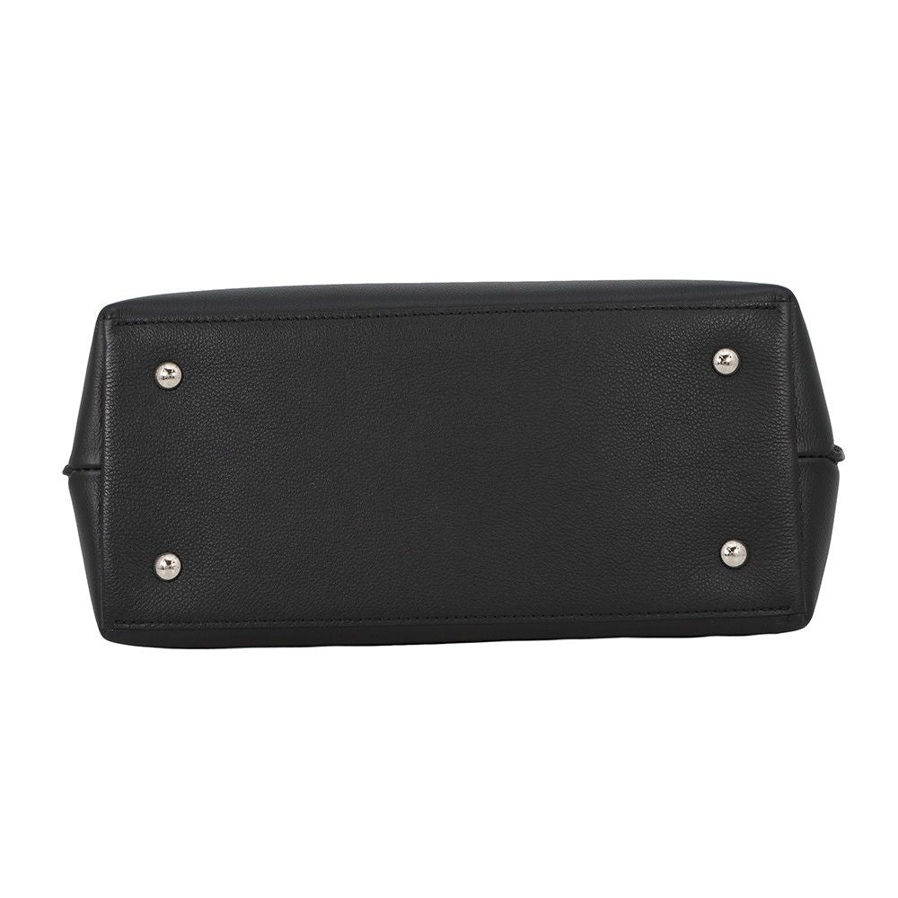 Louis Vuitton Leather Lockme Ever BB 2-Way Shoulder Bag Black — view 3