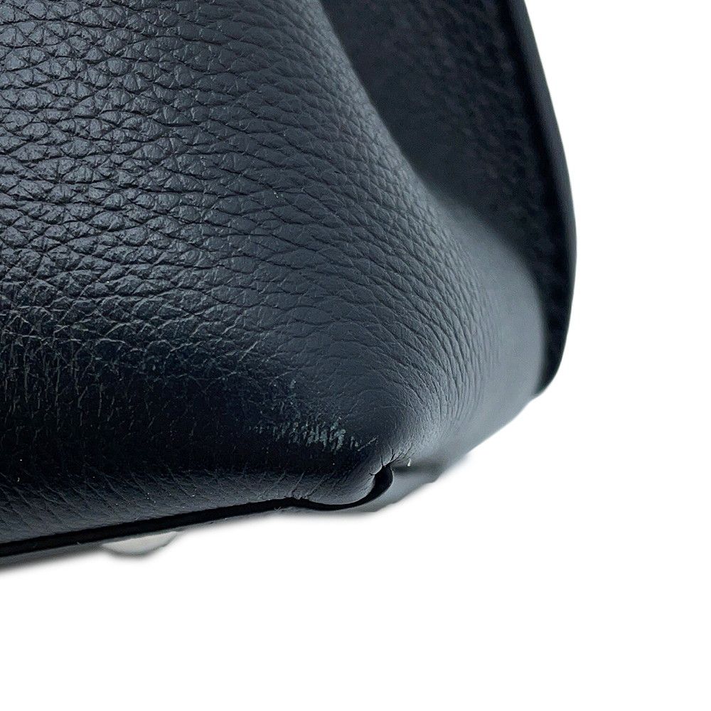 Louis Vuitton Leather Lockme Ever BB 2-Way Shoulder Bag Black — view 7