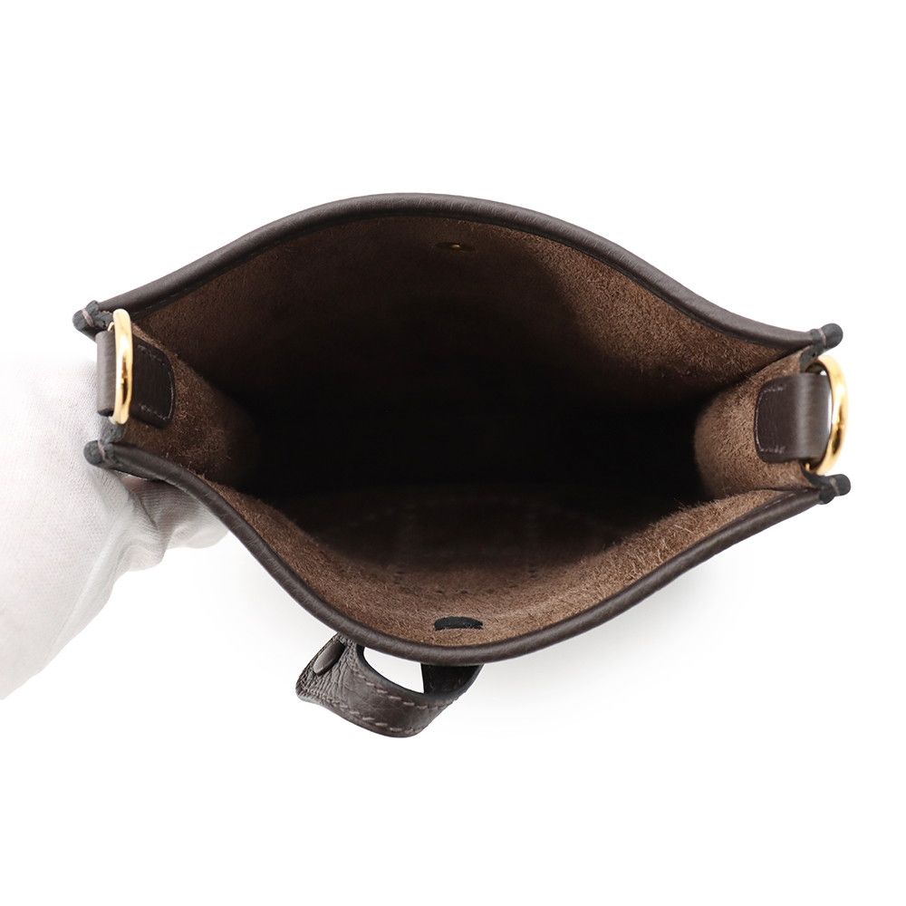Hermes Shoulder Bag Evelyne TPM Amazon 111 cm Gold Taurillon Clemence — view 5