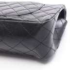 Chanel Shoulder Bag 2.55 Quilted Mademoiselle Chain Black Calf Double Flap — view 9