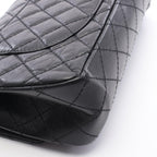 Chanel Shoulder Bag 2.55 Quilted Mademoiselle Chain Black Calf Double Flap — view 8