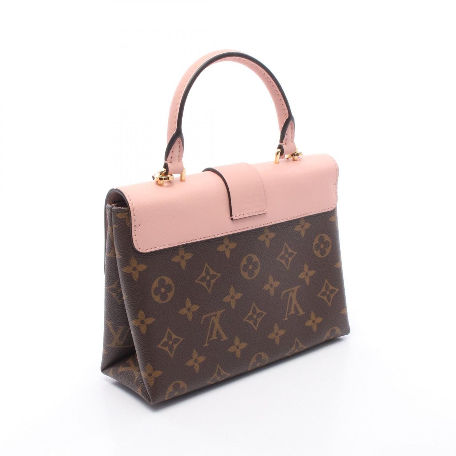 Louis Vuitton Handbag Locky BB 2-Way Rose Poodle Canvas Leather — view 2