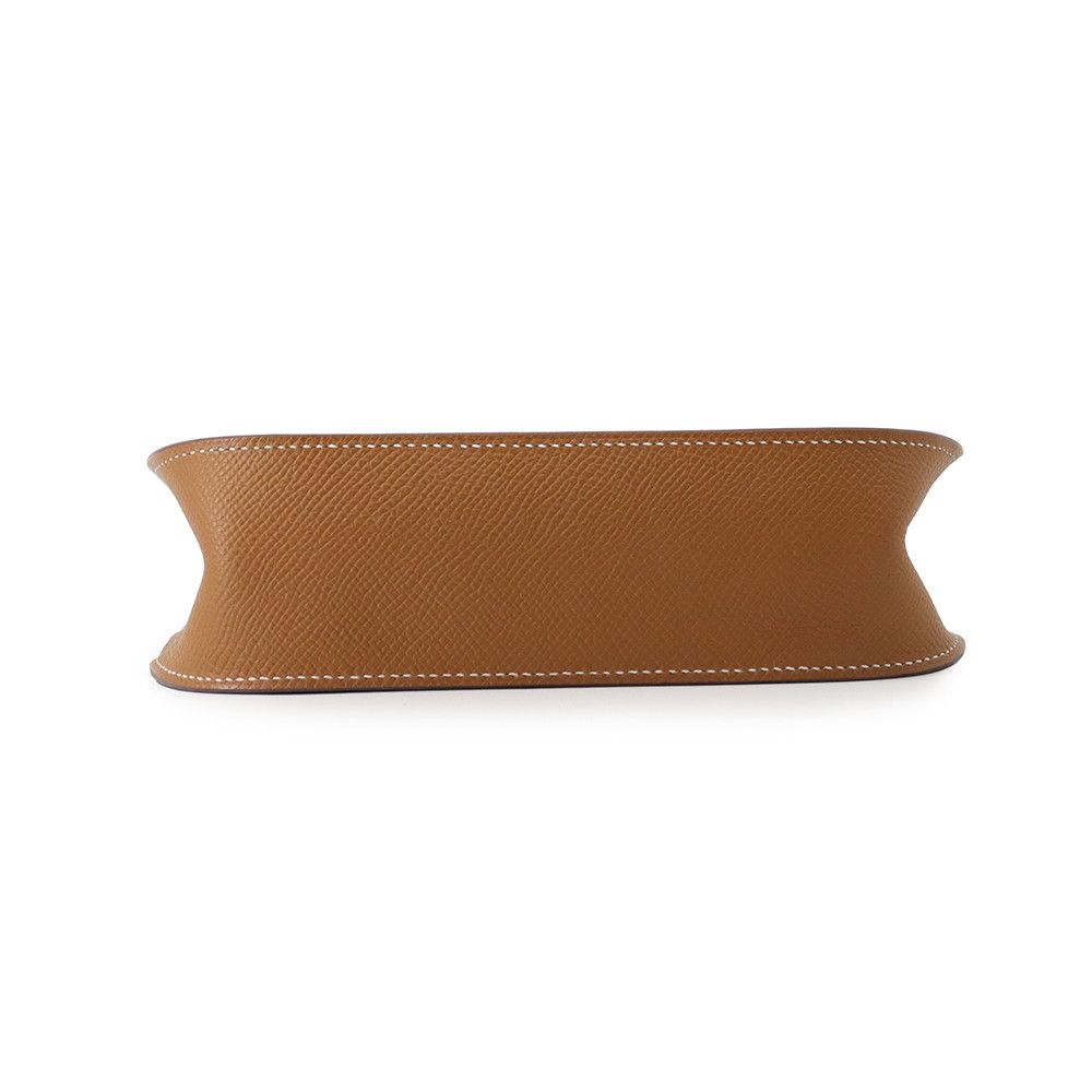 Hermes Shoulder Bag Evelyne TPM Series Gold Epsom — view 3