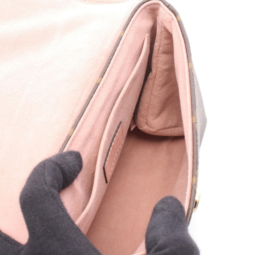 Louis Vuitton Handbag Locky BB 2-Way Rose Poodle Canvas Leather — view 3