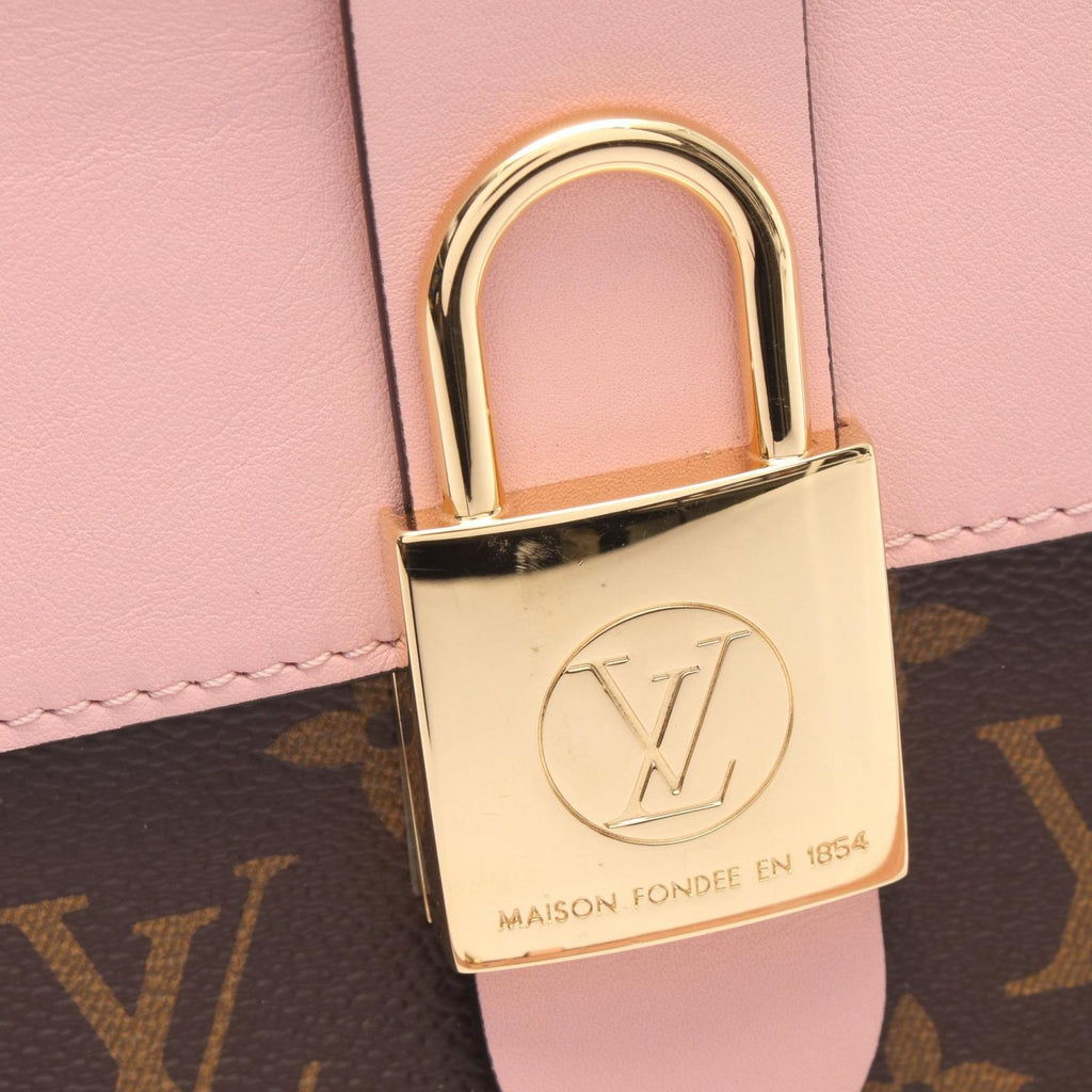 Louis Vuitton Handbag Locky BB 2-Way Rose Poodle Canvas Leather — view 8
