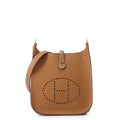 Hermes Shoulder Bag Evelyne TPM Series Gold Epsom