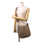 Hermes Shoulder Bag Evelyne 3 PM Etoupe Gold Taurillon Clemence — view 4
