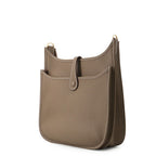 Hermes Shoulder Bag Evelyne 3 PM Etoupe Gold Taurillon Clemence — view 2
