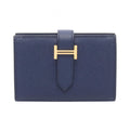 Hermes Card Case Bearn Mini Blue Deplus