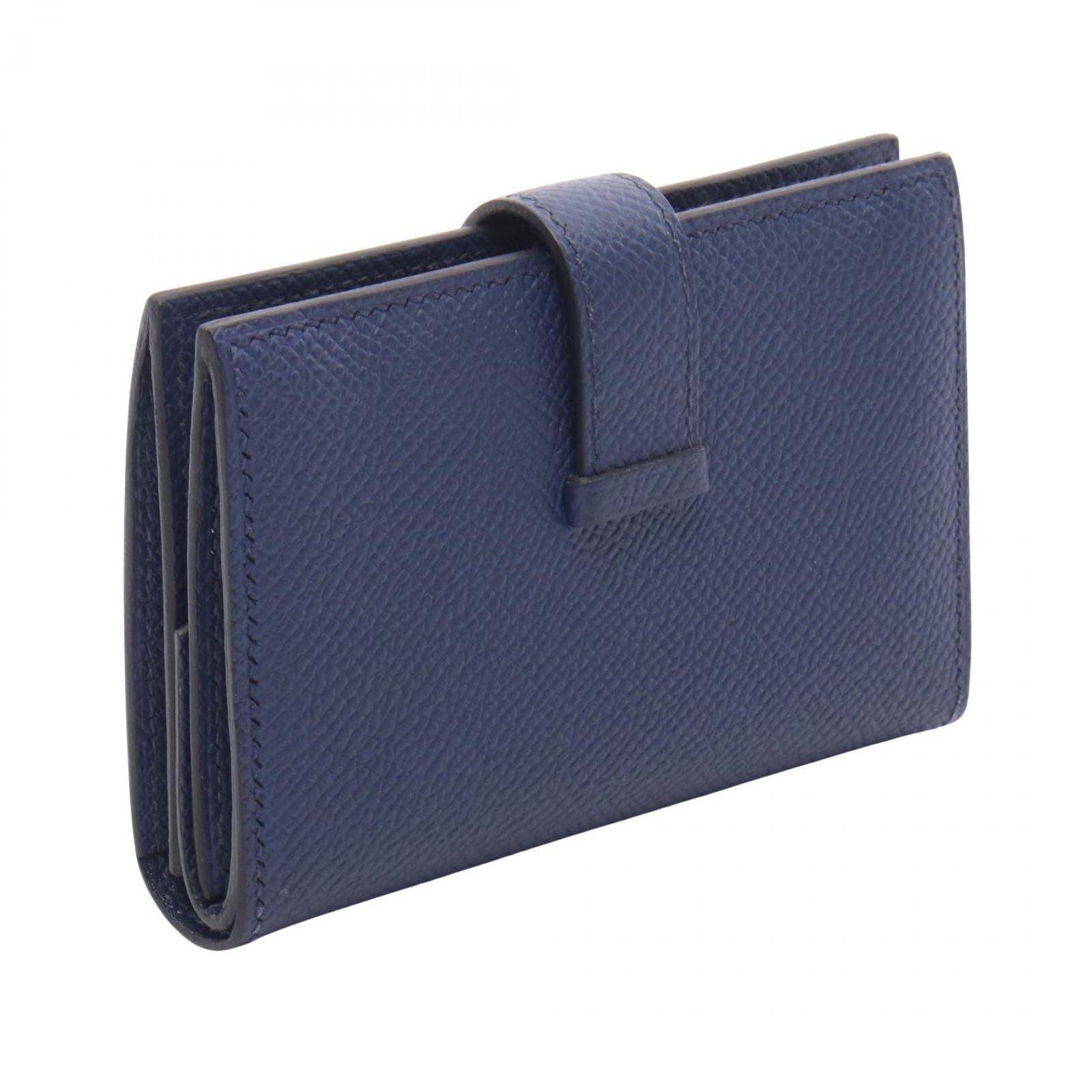 Hermes Card Case Bearn Mini Blue Deplus — view 2
