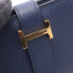 Hermes Card Case Bearn Mini Blue Deplus — view 8
