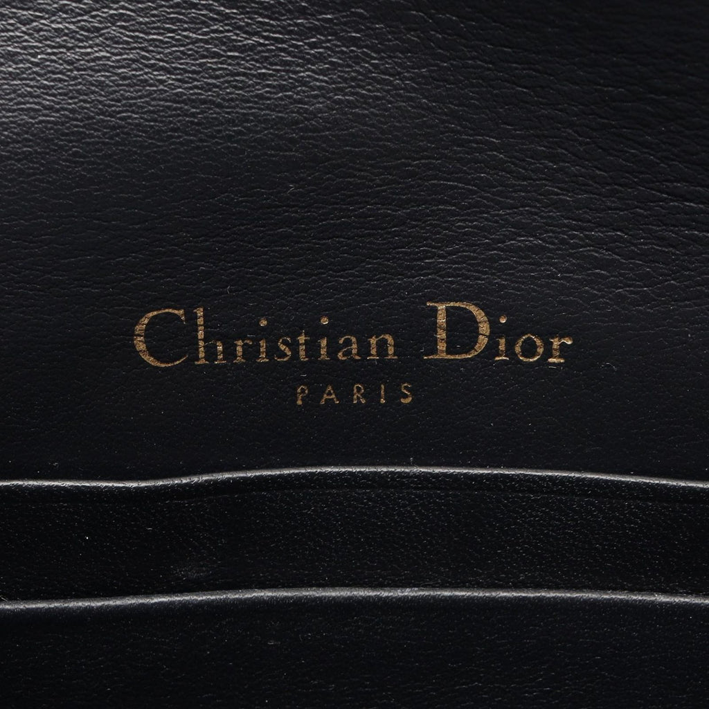 Dior Waist Bag Saddle Oblique Jacquard Navy Canvas Leather — view 4