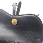Dior Waist Bag Saddle Oblique Jacquard Navy Canvas Leather — view 7
