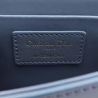 Dior Shoulder Bag 30 Montaigne Blue Leather Oblique 30 — view 4