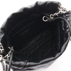 Chanel Shoulder Bag 22 Mini 2-Way Black Leather 22 Quilted Chain — view 3