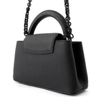 Louis Vuitton Matte Calf Leather Capucines East West Mini Bag 2-Way Black — view 2
