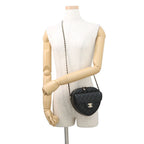 Chanel Chain Shoulder Bag Quilted CC Logo Heart — view 4