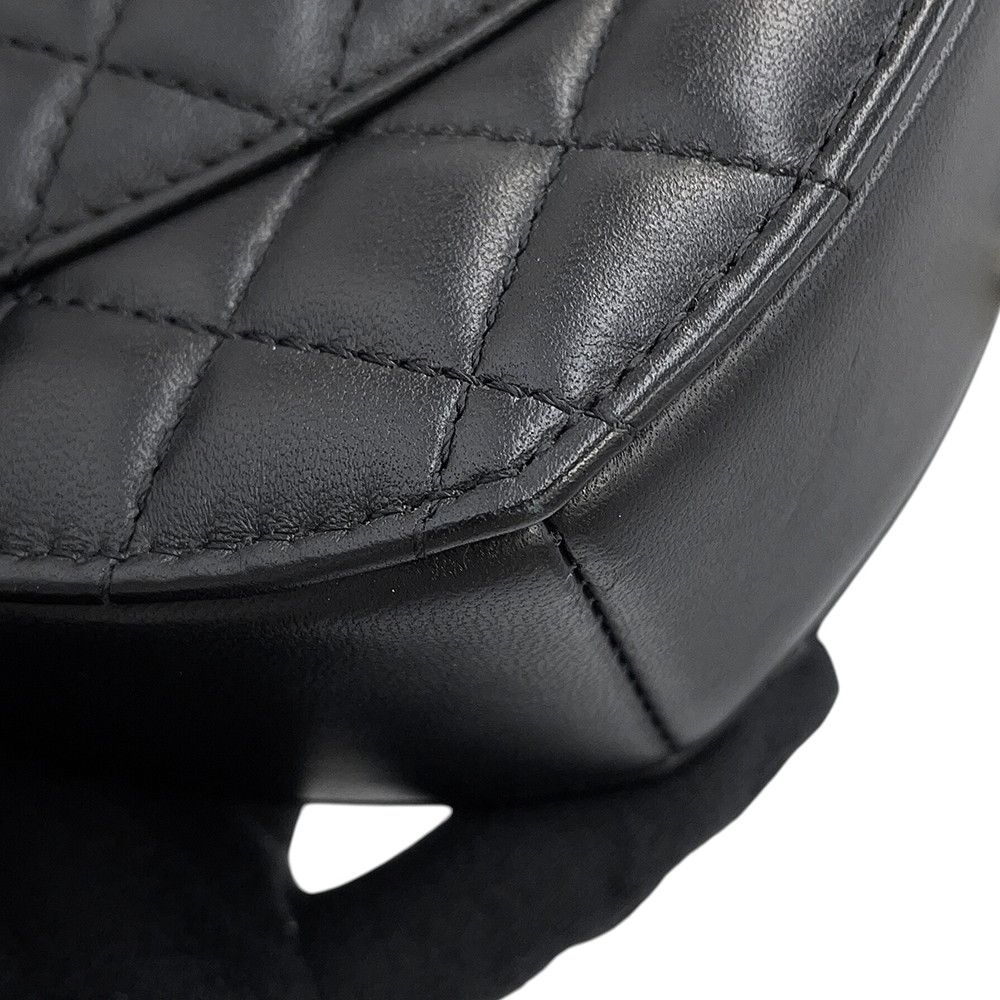 Chanel Chain Shoulder Bag Quilted CC Logo Heart — view 8