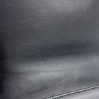 Chanel Chain Shoulder Bag Boy 25 Quilted CC Logo Patent Black — view 7
