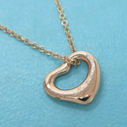 Tiffany & Co Open Heart Necklace 11 Diamond — view 3