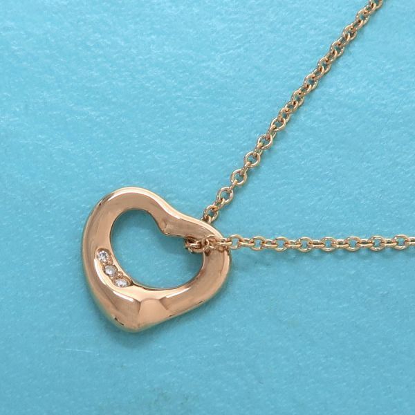 Tiffany & Co Open Heart Necklace 11 Diamond