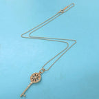 Tiffany & Co Daisy Key Charm Necklace Diamond — view 4