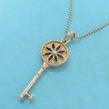 Tiffany & Co Daisy Key Charm Necklace Diamond