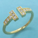 Tiffany & Co T Wire Diamond Ring Area — view 5