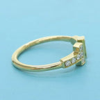 Tiffany & Co T Wire Diamond Ring Area — view 3