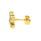 Celine Triomphe Rhinestone Studded Earrings — view 5