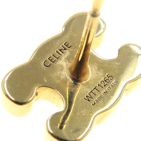 Celine Triomphe Rhinestone Studded Earrings — view 9