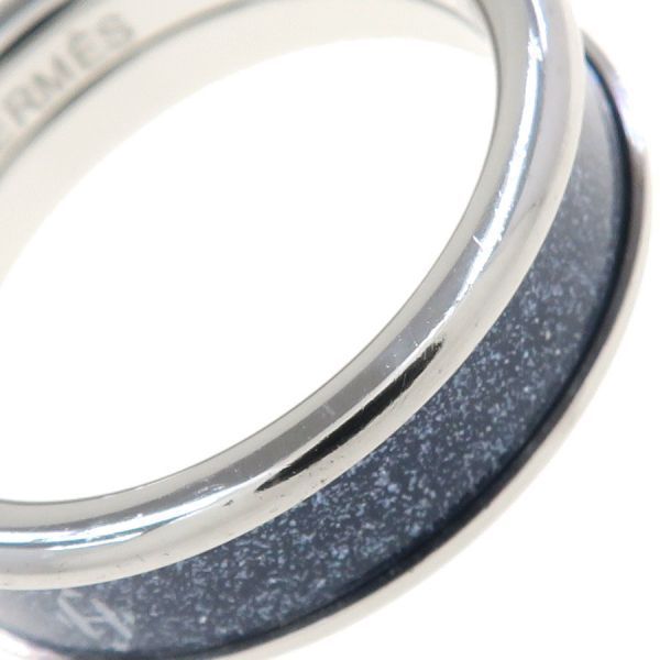 Hermes Ring Glitter Silver — view 7