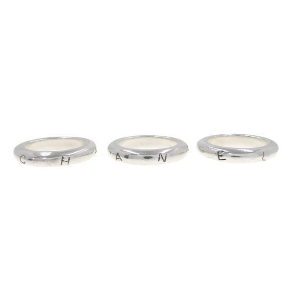 Chanel Triple Strand Logo Ring