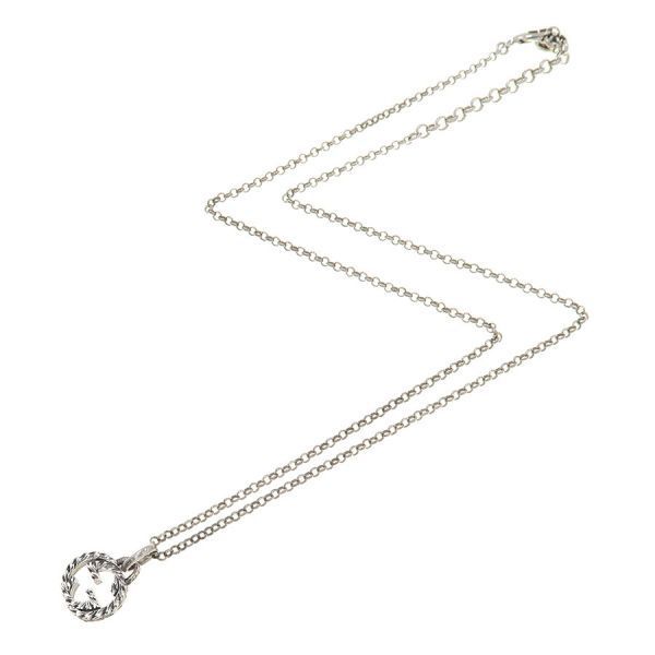 Gucci Interlocking Necklace Silver