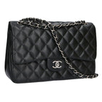 Chanel Deca Quilted 30 Lambskin Double Flap Chain Shoulder