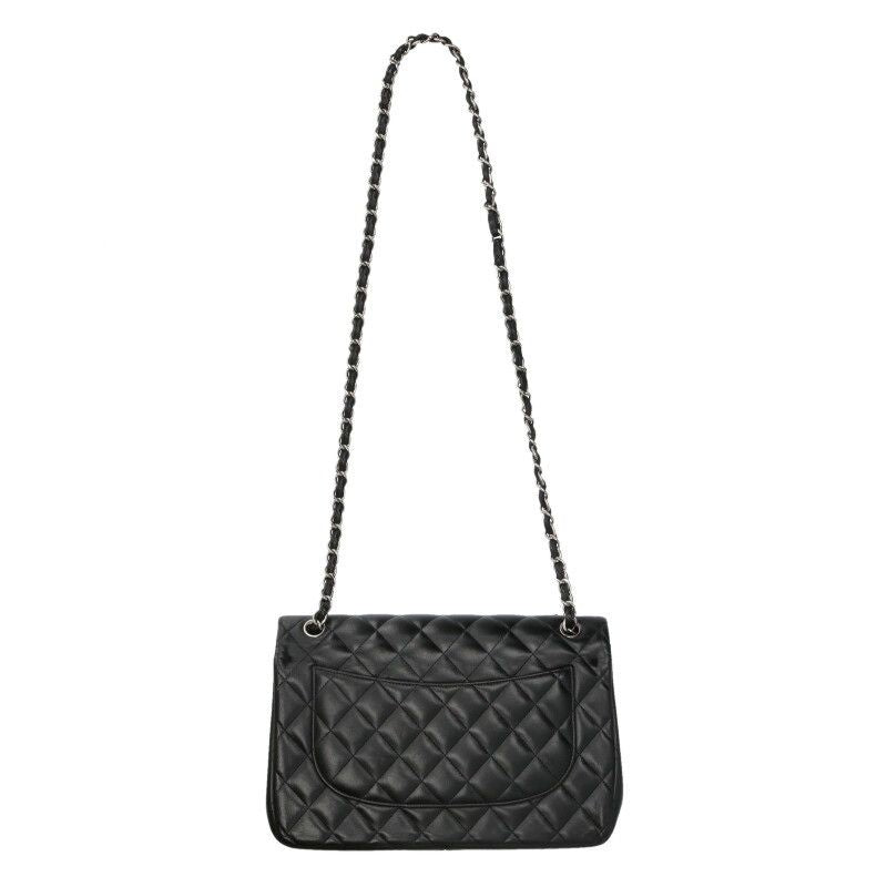 Chanel Deca Quilted 30 Lambskin Double Flap Chain Shoulder — view 2