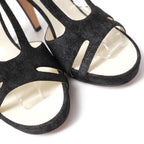 Chanel Sandals 37.5 13c Ankle Strap High Heels — view 4