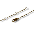 Celine Triomphe Rhinestone Necklace Gold Finish Brass & Crystal — view 9