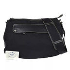Prada Shoulder Bag Black Leather