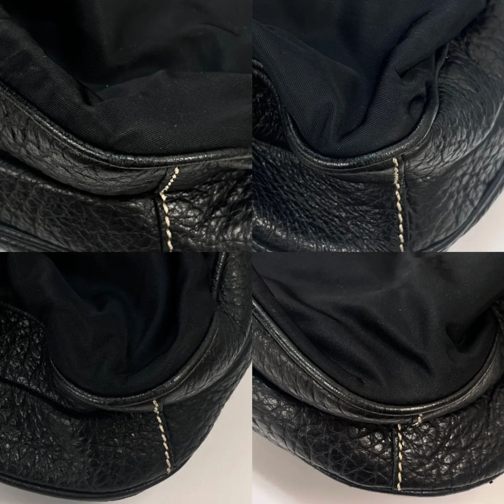 Prada Shoulder Bag Black Leather — view 6