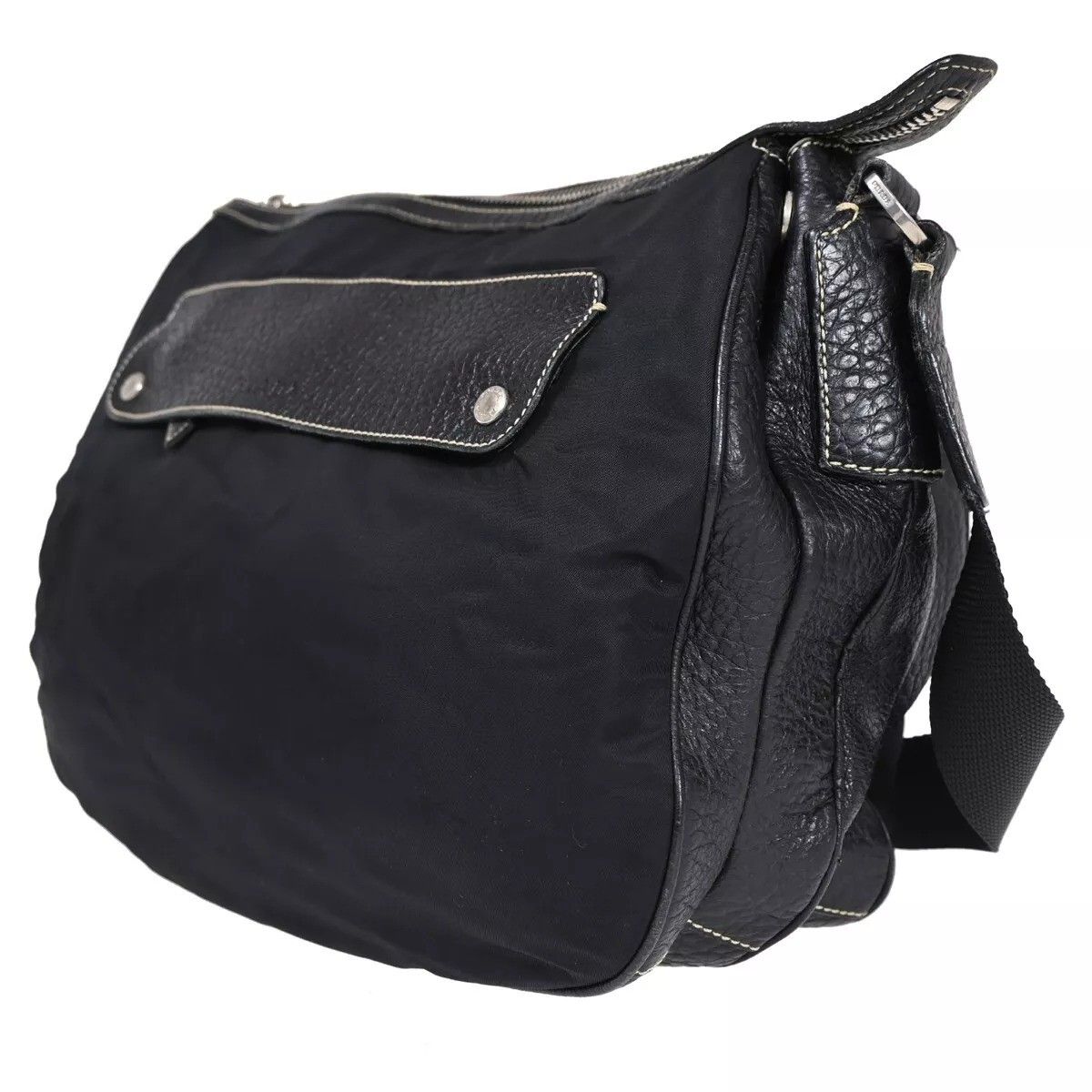 Prada Shoulder Bag Black Leather — view 2