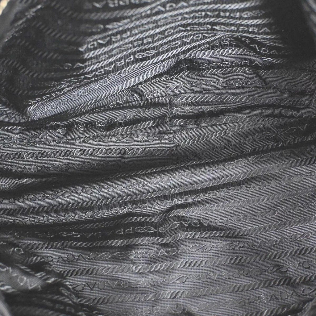 Prada Shoulder Bag Black Leather — view 9