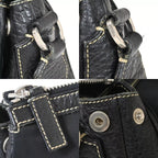 Prada Shoulder Bag Black Leather — view 8