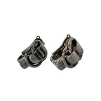 Hermes Earrings Duzano Silver