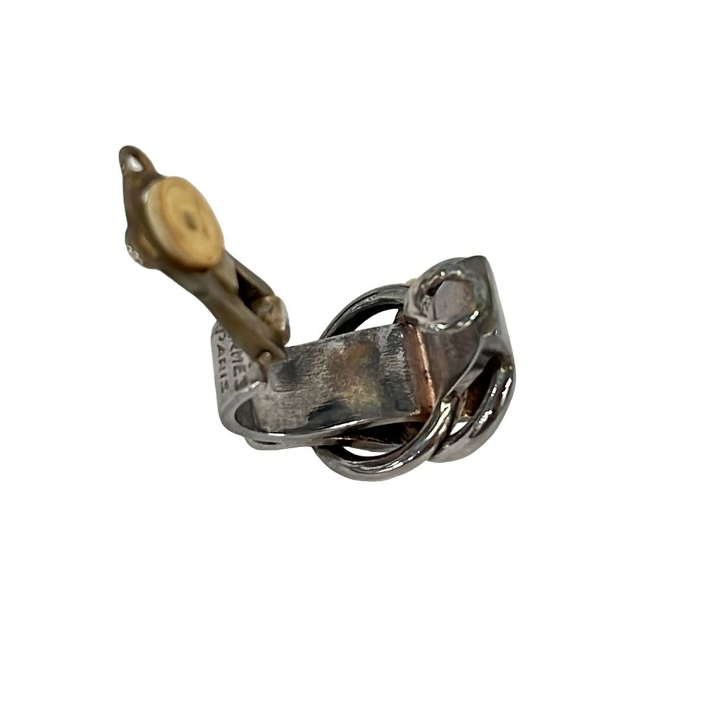 Hermes Earrings Duzano Silver — view 5