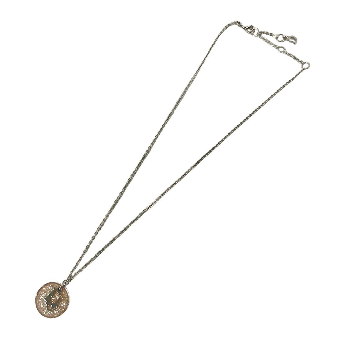 Dior Necklace Silver Pink Beige — view 2