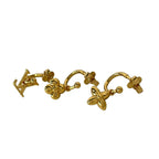 Louis Vuitton Earrings LV Flora Glam Set 3 Gold White — view 2