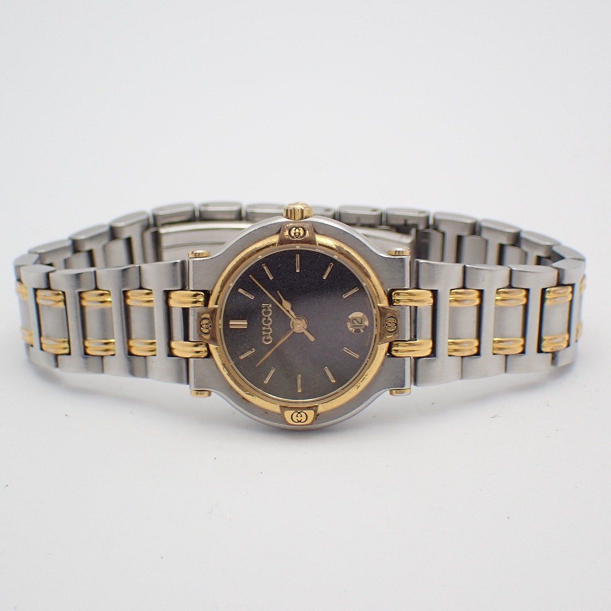 Gucci Quartz Watch Duo Gray Dial SS Kannon Buckle — view 2